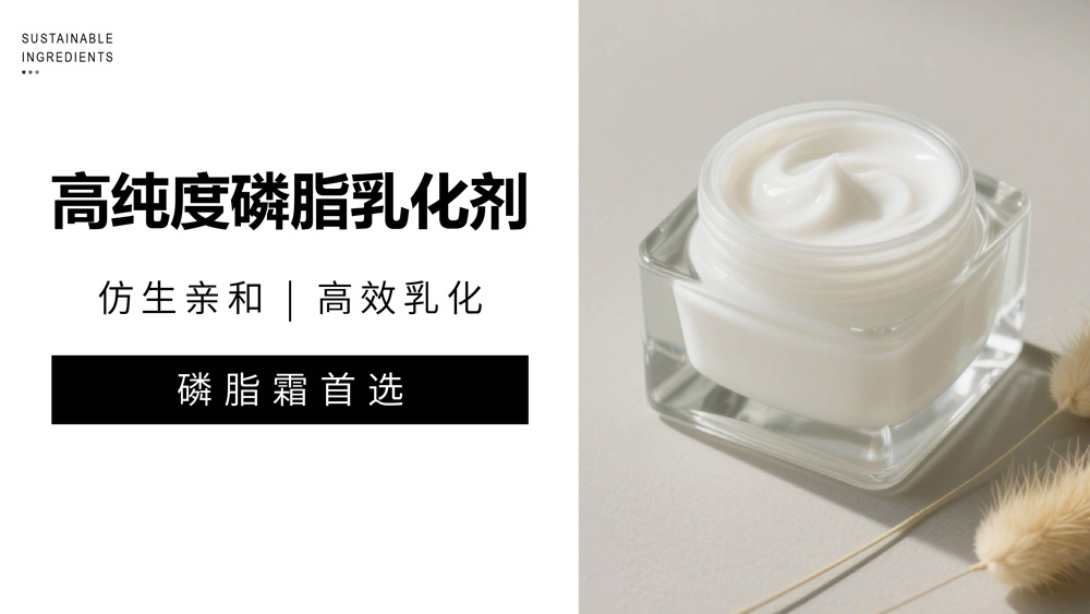 磷脂 = 卵磷脂！高纯度磷脂乳化剂打造磷脂霜的 “黄金骨架”